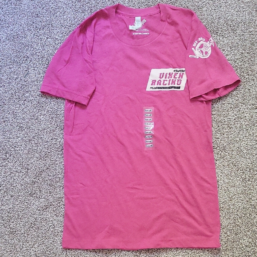 Red Off Road Vixens Vixen Racing T-Shirt NWT